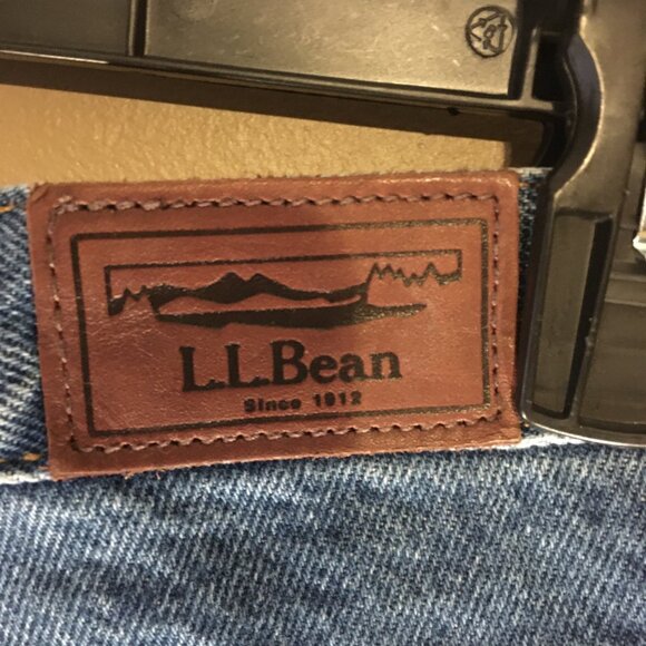 L.L. Bean Classic Fit Mens 31x32 Jeans 100% Cotton Denim Lined - Picture 6 of 11